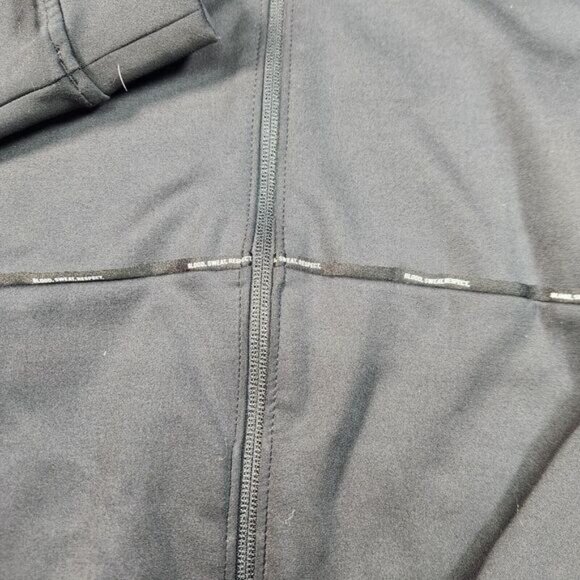 Under Armour Jacket Mens Small Project Rock Track Black Bull Gym Active Full Zip - Picture 5 of 15